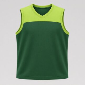 Basketball Style B Jersey — Forest/Lime