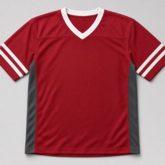 Football Style A Jersey — Crimson/White/Charcoal