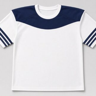 Football Style B Jersey — White/Navy