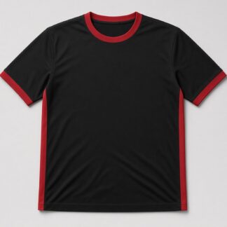 Soccer Style A Jersey — Black/Red