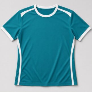 Volleyball Style A Jersey — Teal/White