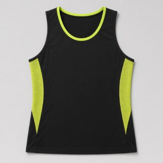 Volleyball Style B Jersey — Black/Lime