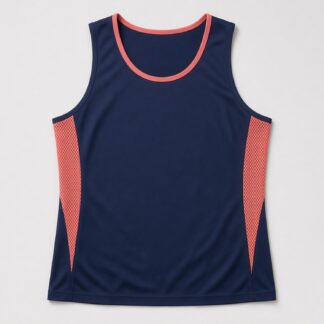 Volleyball Style B Jersey — Navy/Coral